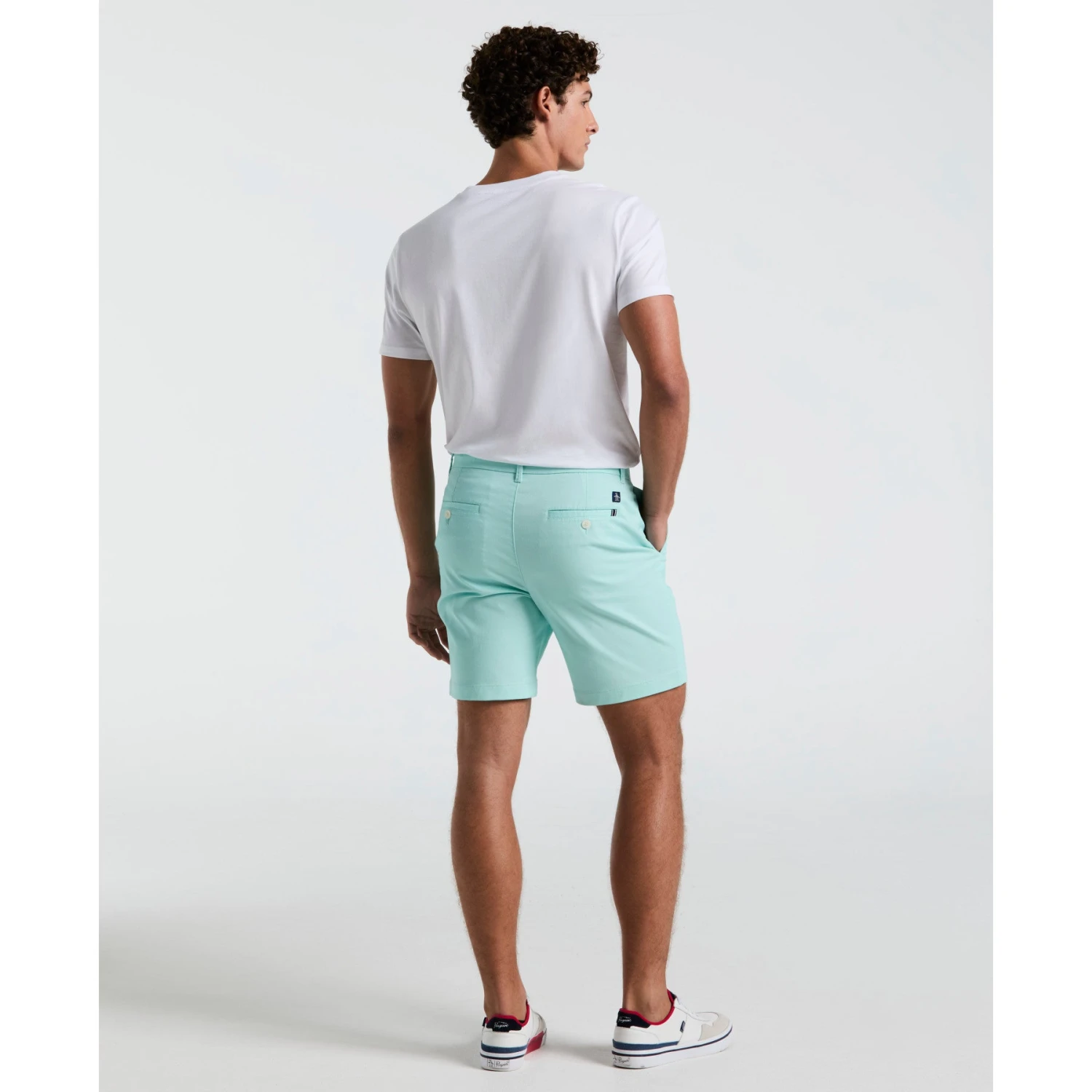 Original Penguin Chino Shorts In Blue Tint(Core Chino Short Blue Ophsb023gp 459) 2 Original Penguin Chino Shorts In Blue Tint(Core Chino Short Blue Ophsb023gp 459) - Image 2