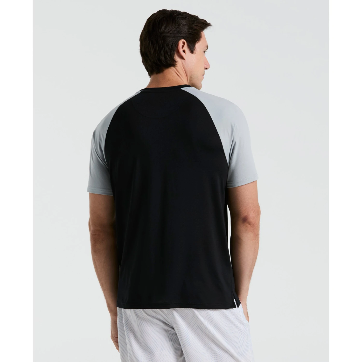 Original Penguin Blocked Performance Tennis T-Shirt In Caviar(Blocked Performance Tennis T Shirt Black O1ksf015gg 001) 2 Original Penguin Blocked Performance Tennis T-Shirt In Caviar(Blocked Performance Tennis T Shirt Black O1ksf015gg 001) - Image 2