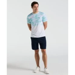 Original Penguin Performance Ombre Tennis Court T-Shirt In Bright White(Performance Ombre Tennis Court T Shirt White O1ksf014gg 118) -Original Penguin Outlet cafmgoluto3mgvz1gq8a