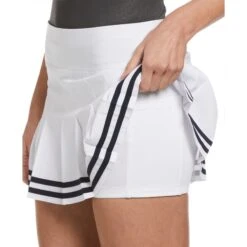 Original Penguin Women's 13" Contrast Hem Pleated Tennis Skort In Bright White(Womens Pleated Tennis Skort White Ogbsc0a6gg 118) -Original Penguin Outlet g4hgmyp4dwd8kynys5sq
