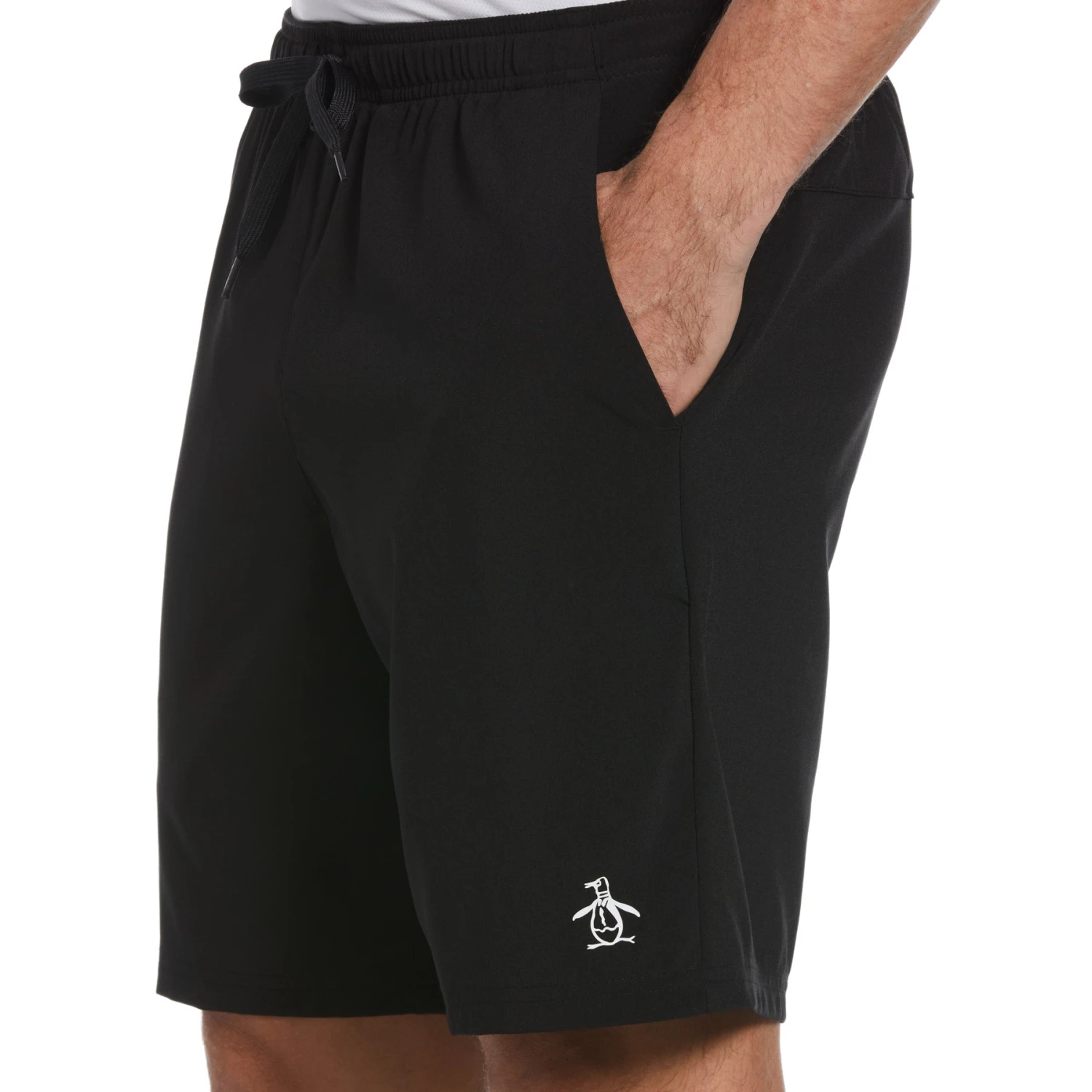 Original Penguin Performance Tennis Shorts In Caviar(Performance Solid Tennis Short Black Ogbsc0f5gg 001) 3 Original Penguin Performance Tennis Shorts In Caviar(Performance Solid Tennis Short Black Ogbsc0f5gg 001) - Image 3