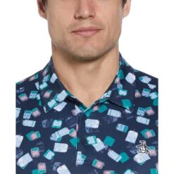 Original Penguin All Over Pete's Travel Tags Print Golf Polo Shirt In Black Iris(All Over Petes Travel Tags Print Golf Polo Shirt Blue Ogksf014gg 417) -Original Penguin Outlet hbkdjsb8md1dzfhn5zy5