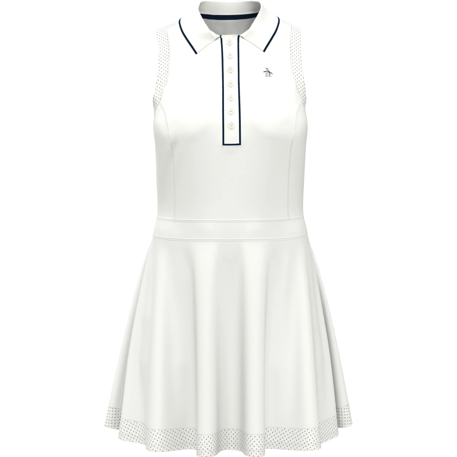 Original Penguin Women's Veronica Sleeveless Dress In Bright White(Veronica Golf Dress With Shorts White Ogdse054gg 118) 6 Original Penguin Women's Veronica Sleeveless Dress In Bright White(Veronica Golf Dress With Shorts White Ogdse054gg 118) - Image 6