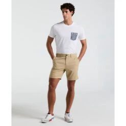 Original Penguin Chino Shorts In Travertine(Core Chino Short Beige Ophb0023gp 254)