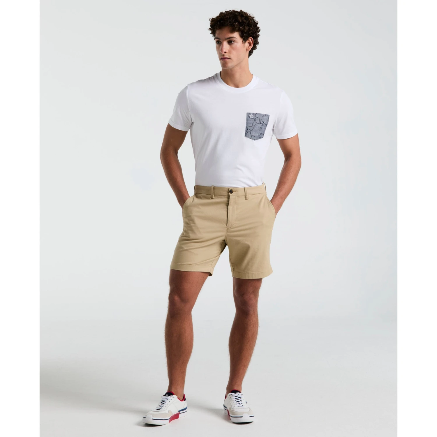 Original Penguin Chino Shorts In Travertine(Core Chino Short Beige Ophb0023gp 254) 1 Original Penguin Chino Shorts In Travertine(Core Chino Short Beige Ophb0023gp 254)