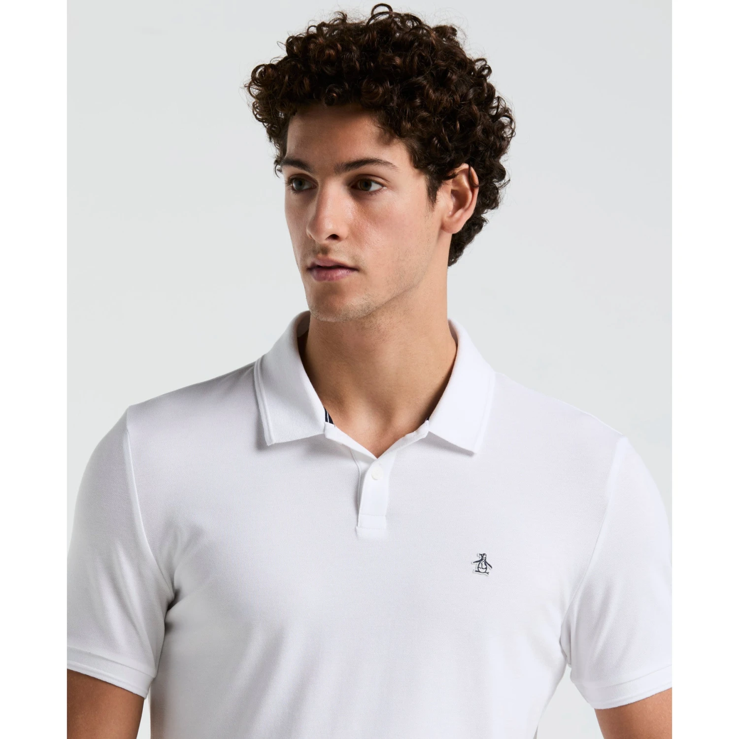 Original Penguin Daddy Pique Polo Shirt In Bright White(Daddy Pique Polo White Opkb0015gp 118) 3 Original Penguin Daddy Pique Polo Shirt In Bright White(Daddy Pique Polo White Opkb0015gp 118) - Image 3