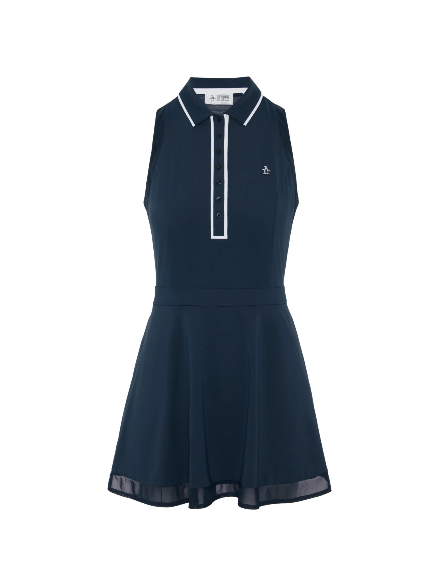 Original Penguin Women's Veronica Sleeveless Dress In Black Iris(Veronica Golf Dress With Shorts Blue Ogdse054gg 417) 6 Original Penguin Women's Veronica Sleeveless Dress In Black Iris(Veronica Golf Dress With Shorts Blue Ogdse054gg 417) - Image 6