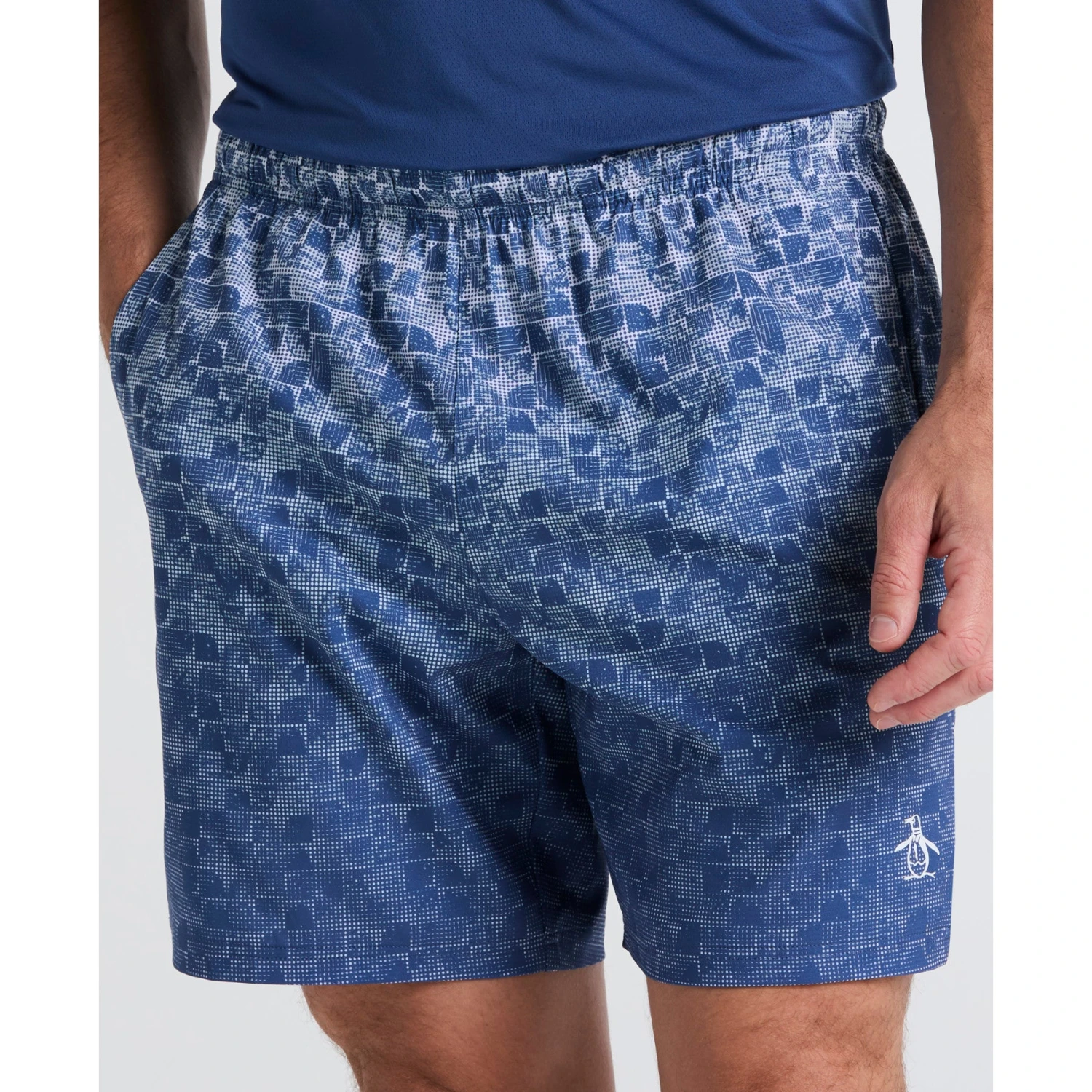 Original Penguin Graphic Print Performance Tennis Shorts In True Navy(Graphic Print Performance Tennis Shorts Blue O1bff001gg 416) 3 Original Penguin Graphic Print Performance Tennis Shorts In True Navy(Graphic Print Performance Tennis Shorts Blue O1bff001gg 416) - Image 3