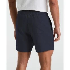 Original Penguin 6" Linen Blend Shorts In Sargasso Sea(6 Linen Blend Shorts Blue Ophm2500gp 485) -Original Penguin Outlet ophm2500 485 alt3
