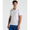 Original Penguin Pride Space Dye Striped Polo Shirt In Bright White(Pride Space Dye Striped Polo Shirt White Opkm2418gp 118)