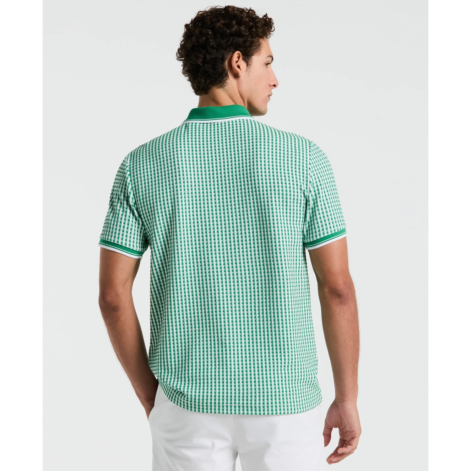 Original Penguin Jaquard Check Polo Shirt In Amazon(Jaquard Check Polo Shirt Green Opkm2517gp 311) 2 Original Penguin Jaquard Check Polo Shirt In Amazon(Jaquard Check Polo Shirt Green Opkm2517gp 311) - Image 2
