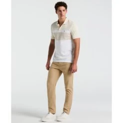 Original Penguin Tri-Colour Polo Shirt In Bright White(Tri Colour Polo Shirt White Opkm2520gp 118) -Original Penguin Outlet opkm2520 118 alt3