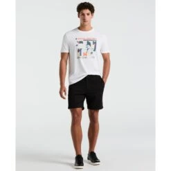 Original Penguin Good Times Graphic T-Shirt In Bright White(Good Times Graphic T Shirt White Opkm2539gp 118) -Original Penguin Outlet opkm2539 118 alt3