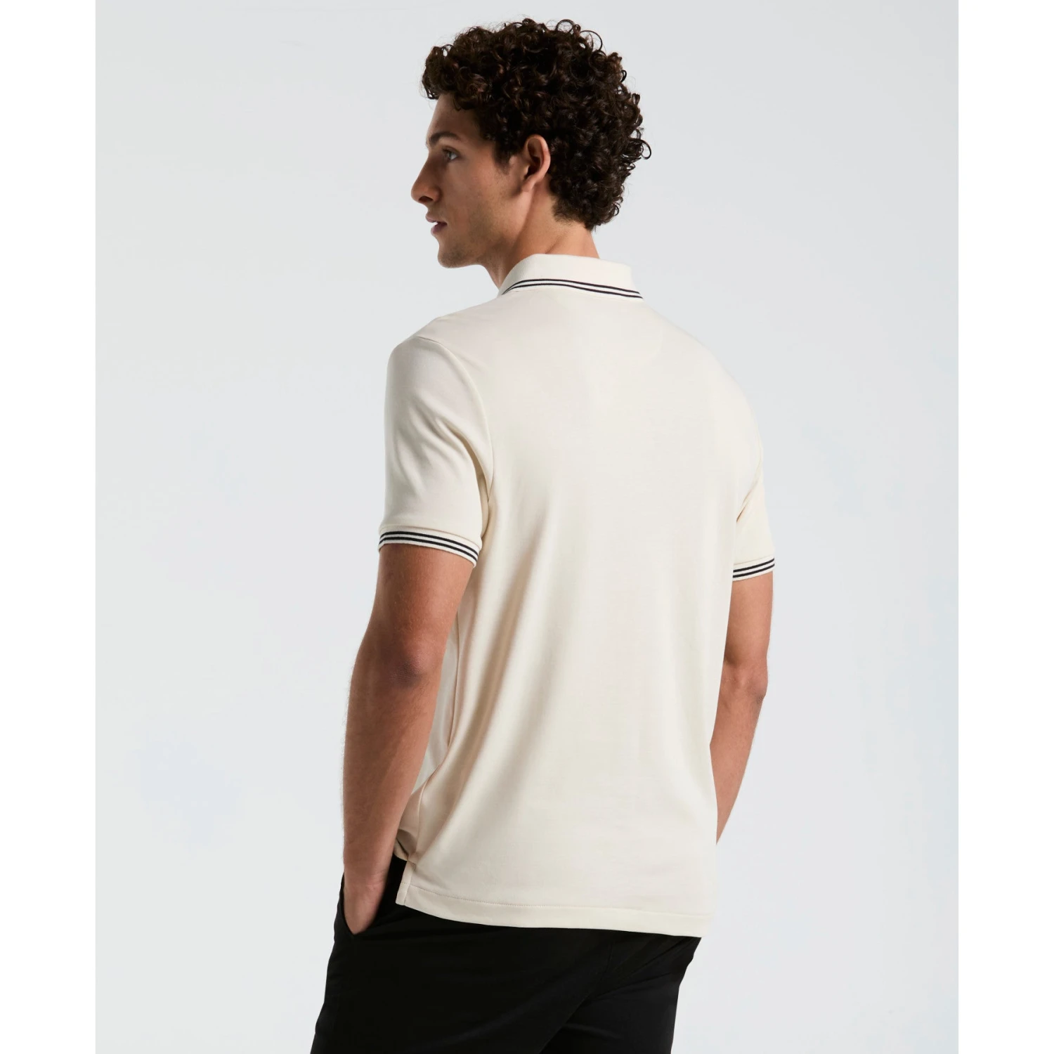 Original Penguin Icons Tipped Polo Shirt In Birch(Organic Cotton Tv Pete Short Sleeve Polo Shirt Beige Opkf3808gp 252) 2 Original Penguin Icons Tipped Polo Shirt In Birch(Organic Cotton Tv Pete Short Sleeve Polo Shirt Beige Opkf3808gp 252) - Image 2