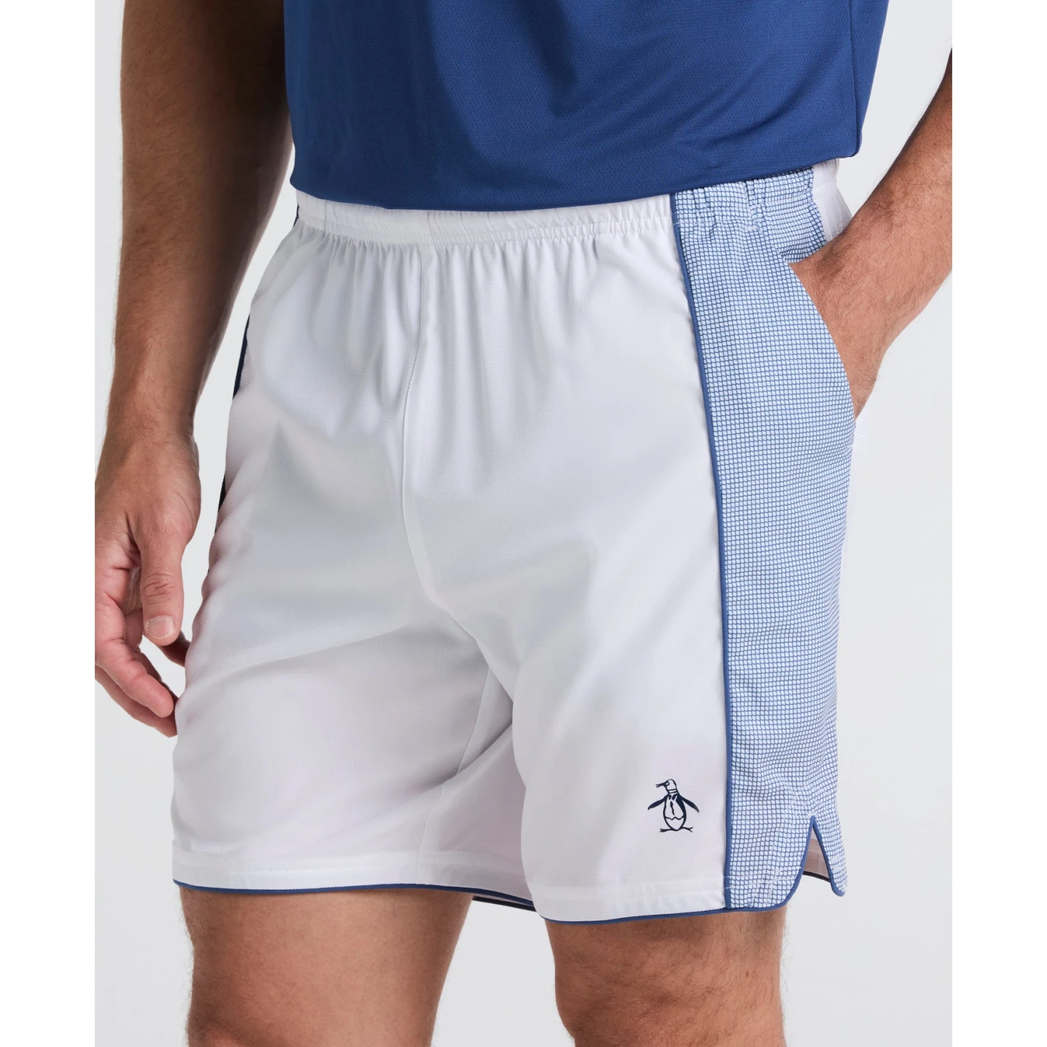 Original Penguin Net Graphic Performance Tennis Shorts In Bright White(Net Graphic Performance Tennis Shorts White O1bff000gg 118) 3 Original Penguin Net Graphic Performance Tennis Shorts In Bright White(Net Graphic Performance Tennis Shorts White O1bff000gg 118) - Image 3