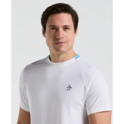 Original Penguin Performance Ventilated Ombre Tennis T-Shirt In Bright White(Performance Ventilated Ombre Tennis T Shirt White O1ksf017gg 118) 6 Original Penguin Performance Ventilated Ombre Tennis T-Shirt In Bright White(Performance Ventilated Ombre Tennis T Shirt White O1ksf017gg 118) -Original Penguin Outlet qxzhgeh2z1xebmpkj1xi