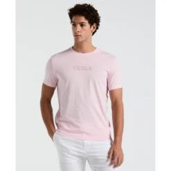 Original Penguin HD Tonal Logo T-Shirt In Parfait Pink(Hd Tonal Logo Tee Pink Opkf2465gp 673)