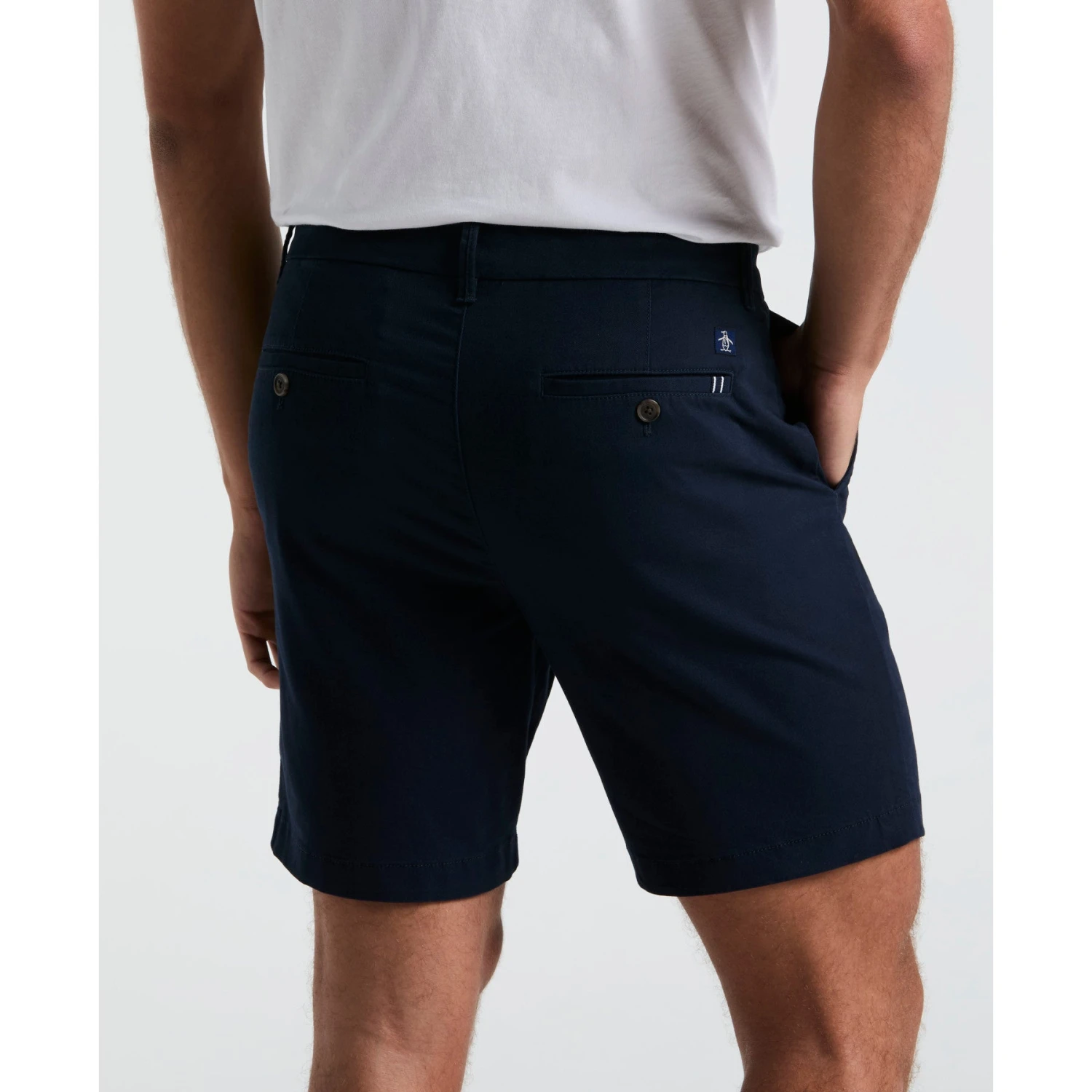 Original Penguin Chino Shorts In Dark Sapphire(Core Chino Short Blue Ophb0023gp 413) 4 Original Penguin Chino Shorts In Dark Sapphire(Core Chino Short Blue Ophb0023gp 413) - Image 4