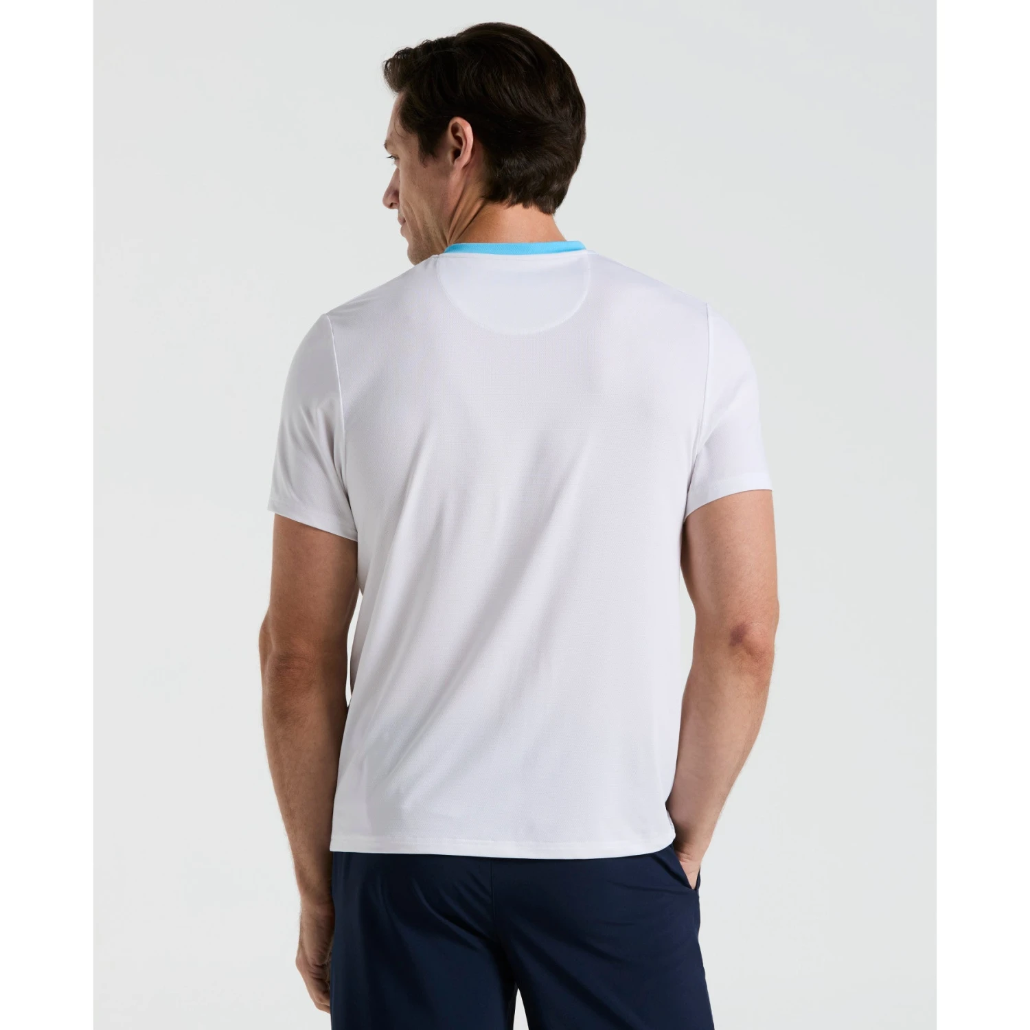 Original Penguin Performance Ventilated Ombre Tennis T-Shirt In Bright White(Performance Ventilated Ombre Tennis T Shirt White O1ksf017gg 118) 2 Original Penguin Performance Ventilated Ombre Tennis T-Shirt In Bright White(Performance Ventilated Ombre Tennis T Shirt White O1ksf017gg 118) - Image 2