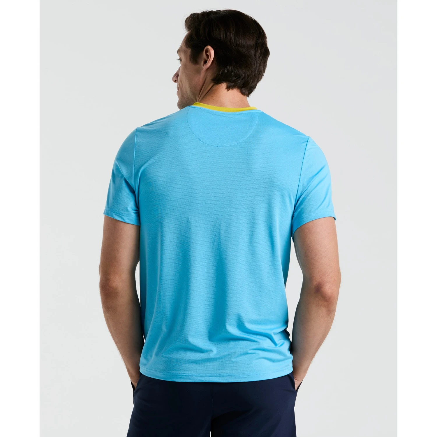 Original Penguin Performance Ventilated Ombre Tennis T-Shirt In Blue Grotto(Performance Ventilated Ombre Tennis T Shirt Blue O1ksf017gg 457) 2 Original Penguin Performance Ventilated Ombre Tennis T-Shirt In Blue Grotto(Performance Ventilated Ombre Tennis T Shirt Blue O1ksf017gg 457) - Image 2