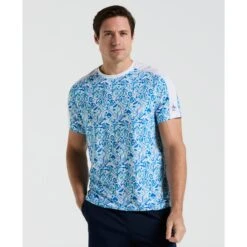 Original Penguin Performance Midcentury Tennis T-Shirt In Bright White(Performance Midcentury Tennis T Shirt White O1ksf002gg 118)