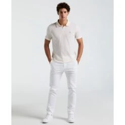 Original Penguin Jacquard Tipped 1/4 Zip Polo Shirt In Birch(Jacquard Tipped 14 Zip Polo Beige Opks2530gp 252) -Original Penguin Outlet vh93dhv4mknpghb5kqj7