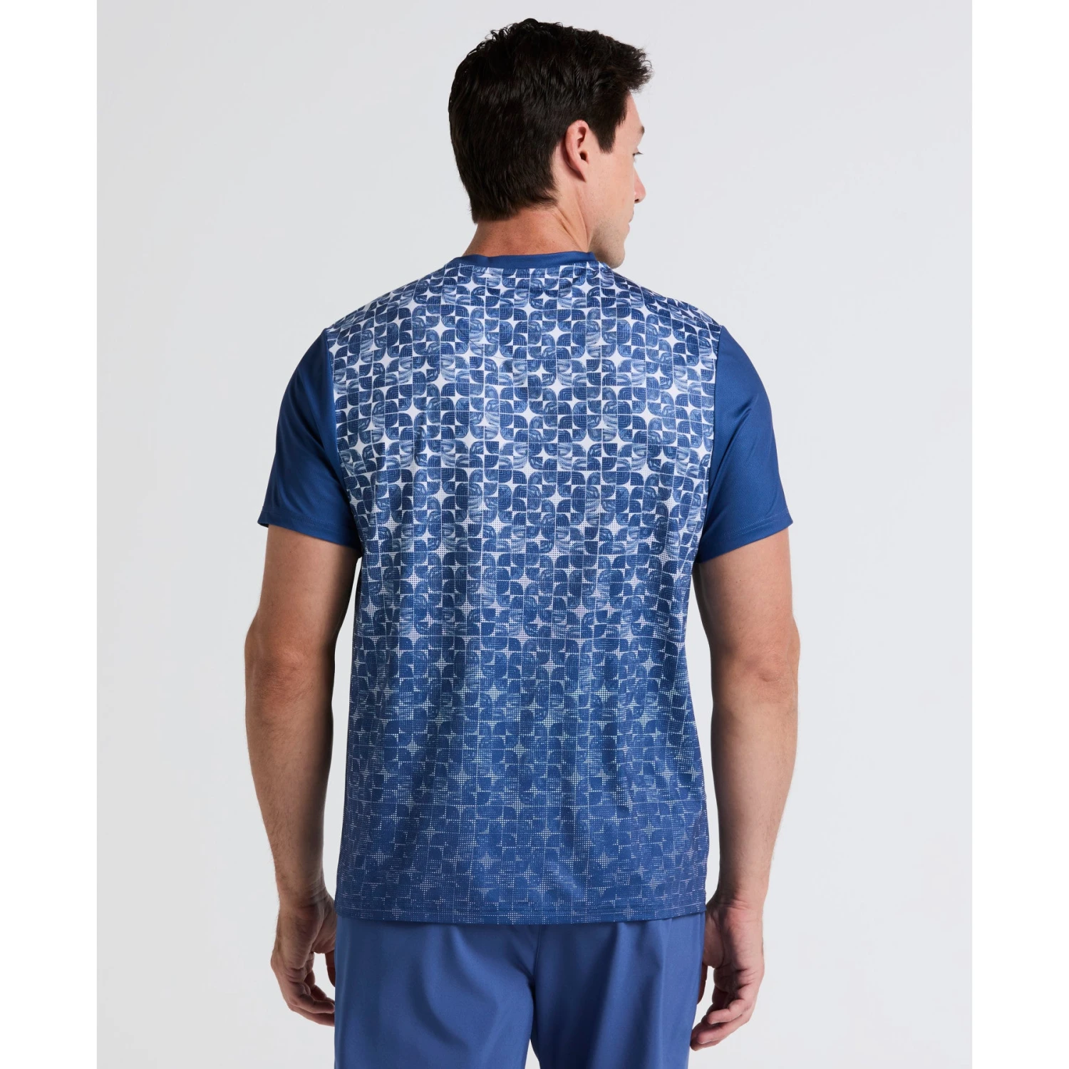 Original Penguin Blocked Graphic Performance Tennis T-Shirt In True Navy(Blocked Graphic Performance Tennis T Shirt Blue O1kff010gg 416) 2 Original Penguin Blocked Graphic Performance Tennis T-Shirt In True Navy(Blocked Graphic Performance Tennis T Shirt Blue O1kff010gg 416) - Image 2