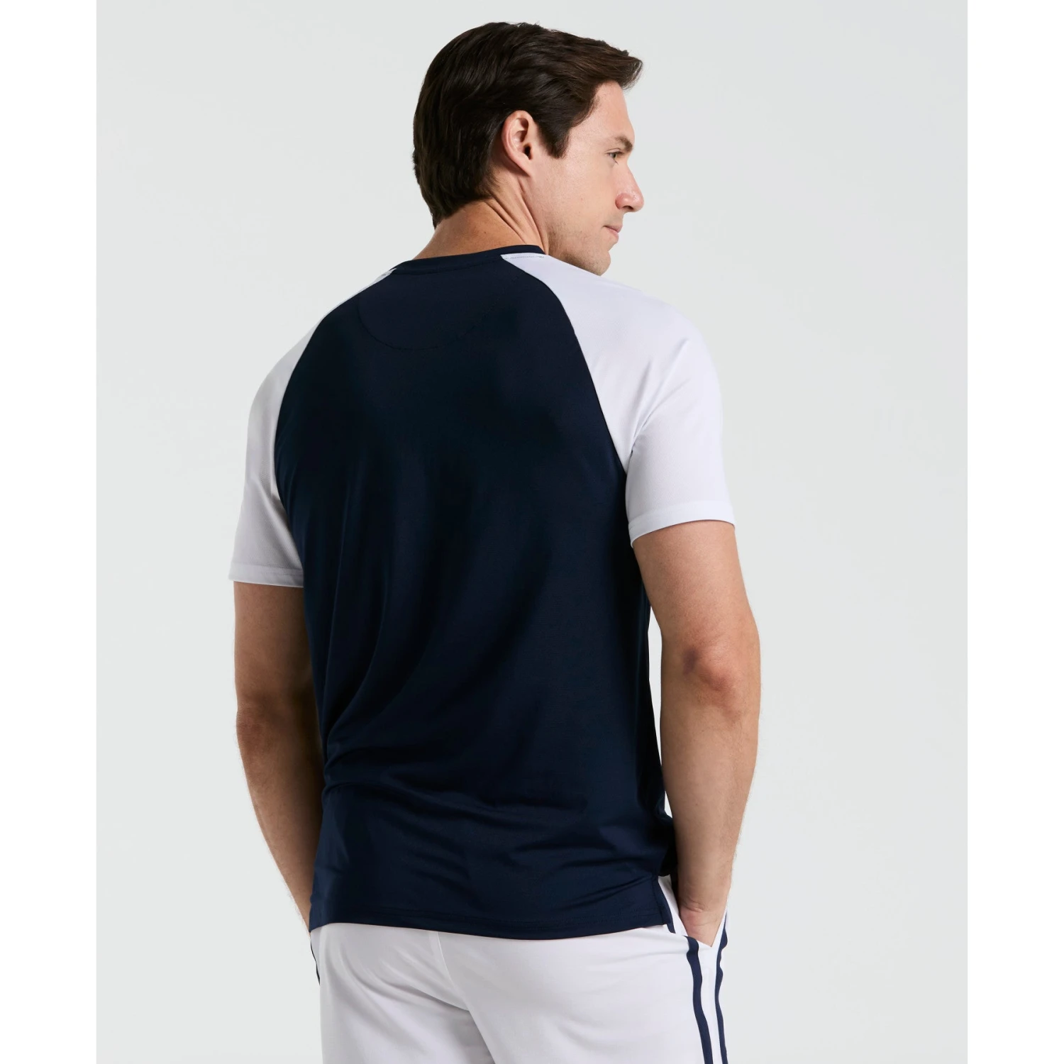 Original Penguin Blocked Performance Tennis T-Shirt In Black Iris(Blocked Performance Tennis T Shirt Blue O1ksf015gg 417) 2 Original Penguin Blocked Performance Tennis T-Shirt In Black Iris(Blocked Performance Tennis T Shirt Blue O1ksf015gg 417) - Image 2