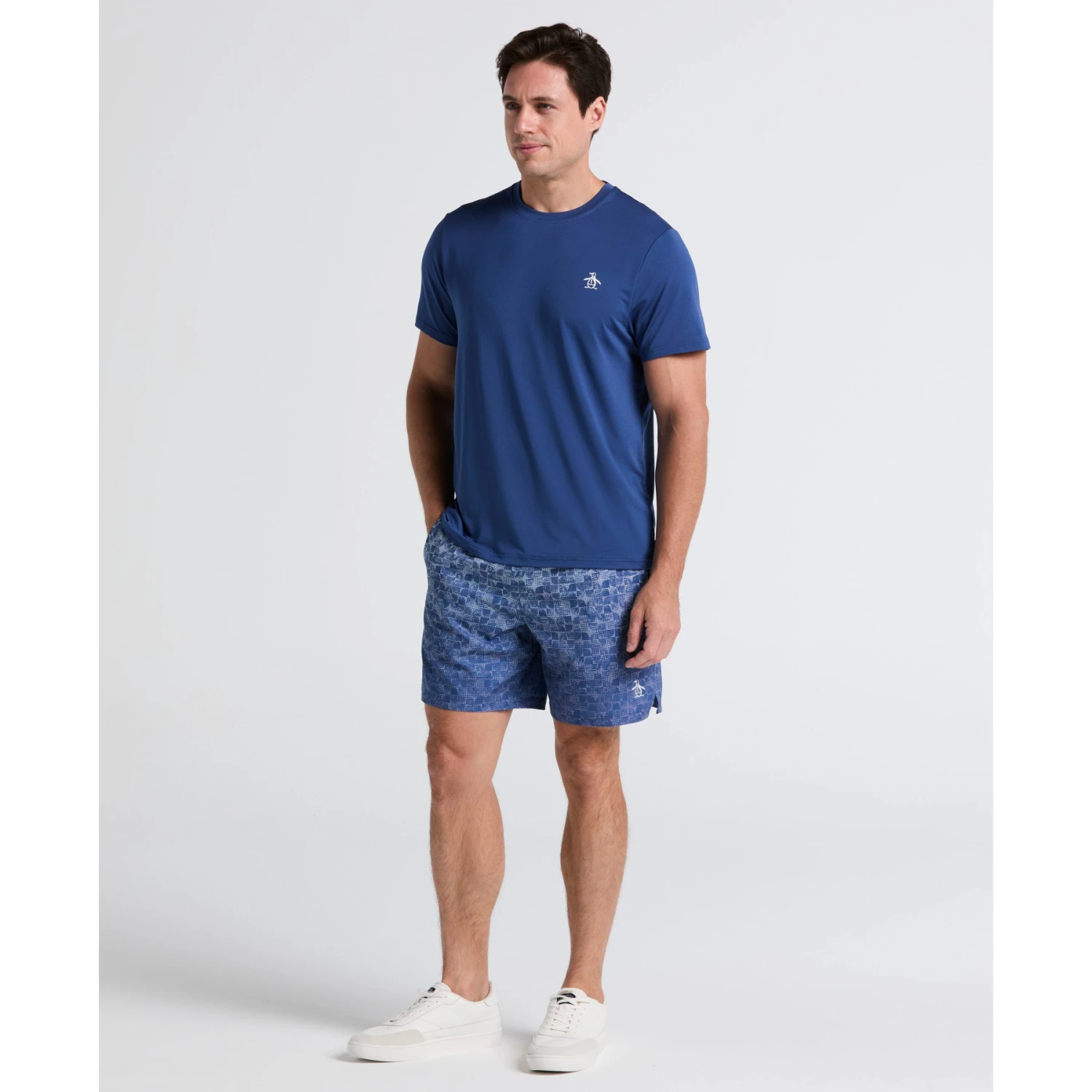 Original Penguin Graphic Print Performance Tennis Shorts In True Navy(Graphic Print Performance Tennis Shorts Blue O1bff001gg 416) 1 Original Penguin Graphic Print Performance Tennis Shorts In True Navy(Graphic Print Performance Tennis Shorts Blue O1bff001gg 416)